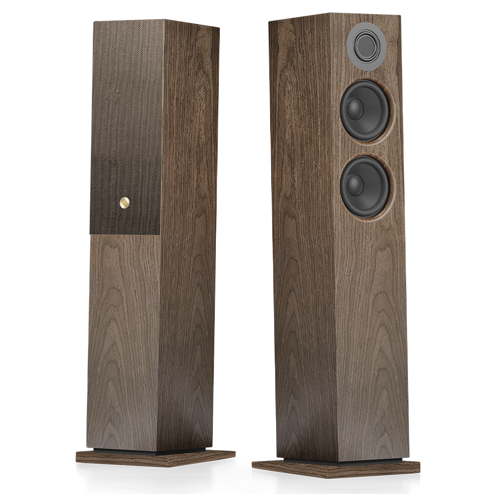 [15367] Audio Pro A48 W Kahverengi Kule Tipi Multiroom Akıllı Ev Hoparlörü(Çift)