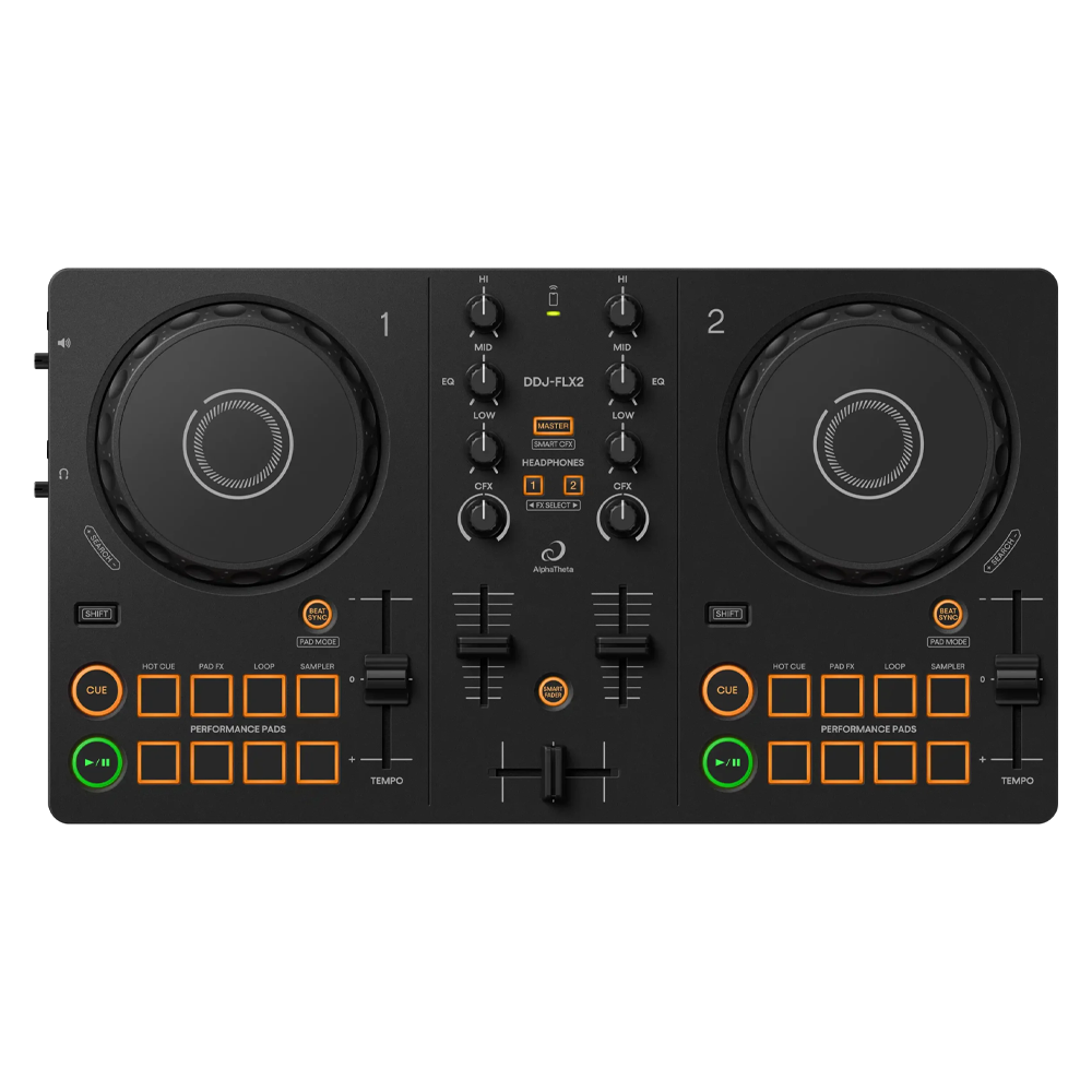 [DDJ-FLX2] ALPHATHETA DDJ-FLX2 2 Kanal rekordbox DJ Kontrol Ünitesi (Mac/PC/iOS/Android Uyumlu)