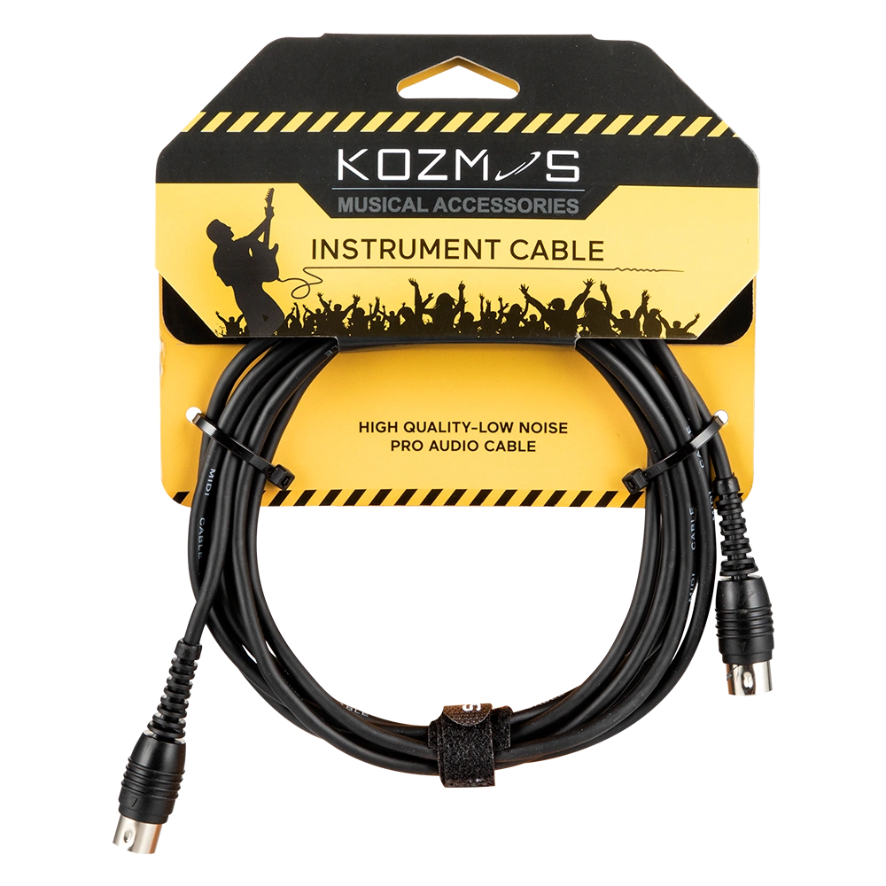 [KCL-404-1.5M] Kozmos KCL-404-1.5M 5 Pin -1.5mt  MIDI Kablo