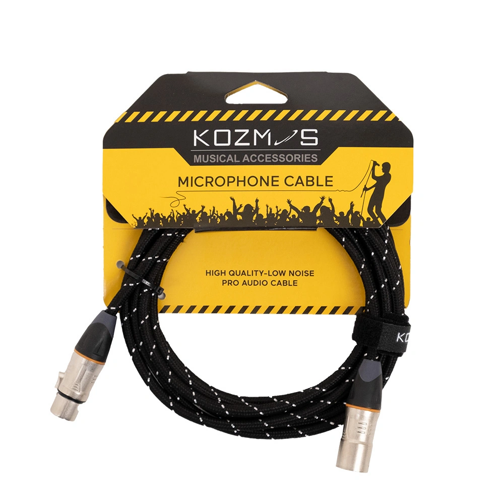 [KCL-024-6M] KOZMOS KCL-024-6M XLR-XLR Mikrofon Kablosu
