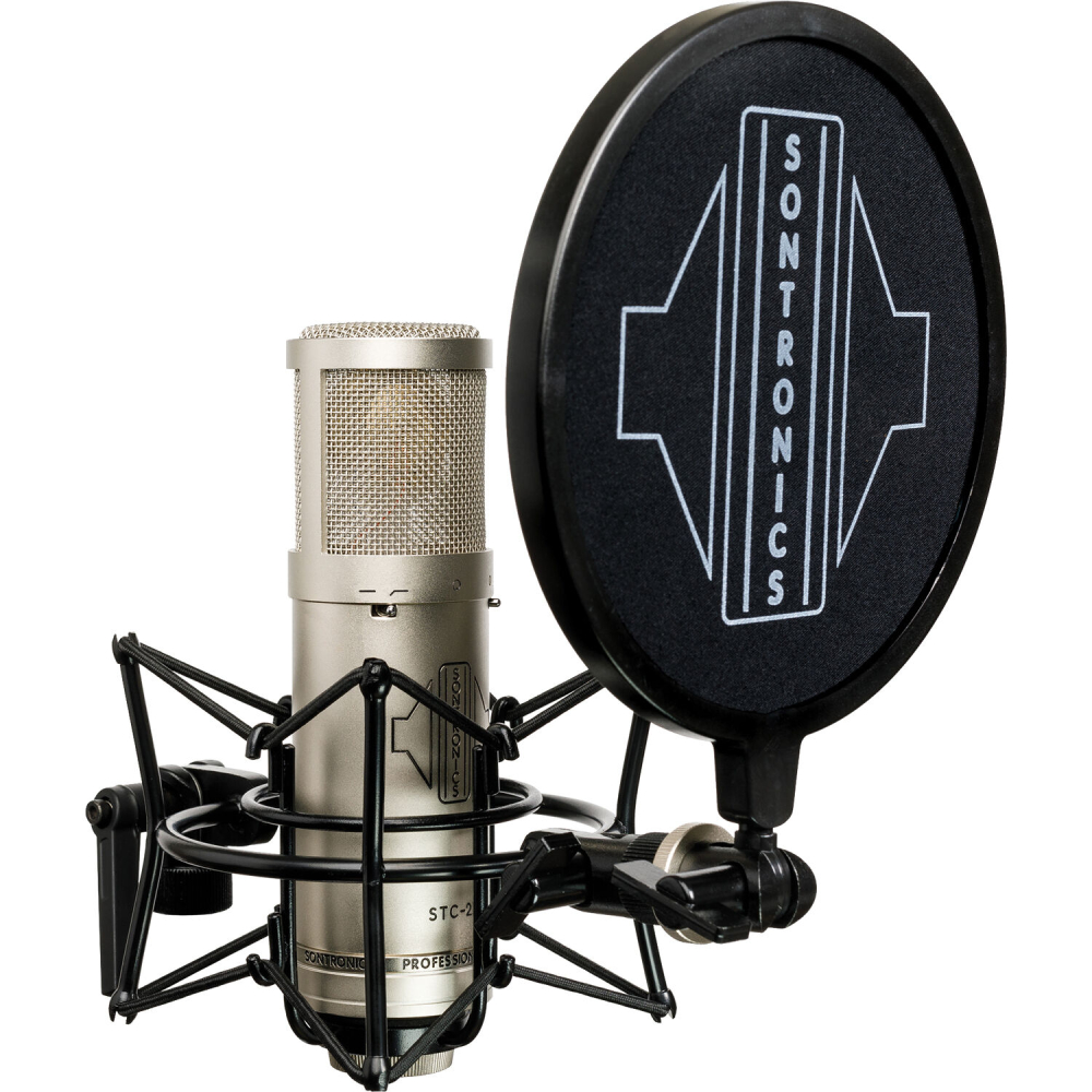 SONTRONICS STC-2 Pack Gümüş Condenser Mikrofon ve Aksesuar Paketi