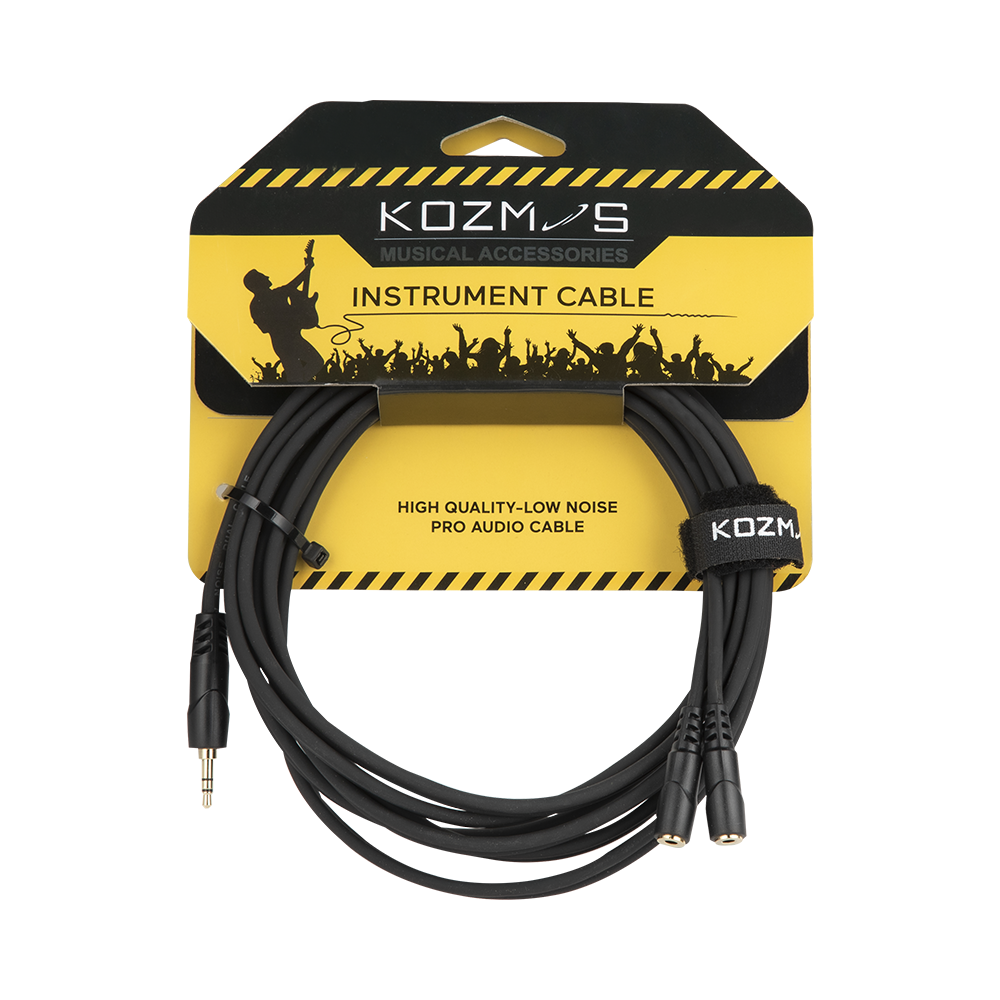 [KCL-226-3M] Kozmos KCL-226 3.5mm (E) Jack Stereo > 3.5mm (D) Stereo