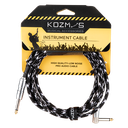 KOZMOS KCL-0601-3M 3 Metre Siyah Enstrüman Kablosu