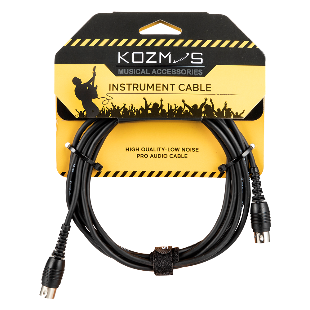 [KCL-404-3M] Kozmos KCL-404-3M 5 Pin -3mt  MIDI Kablo