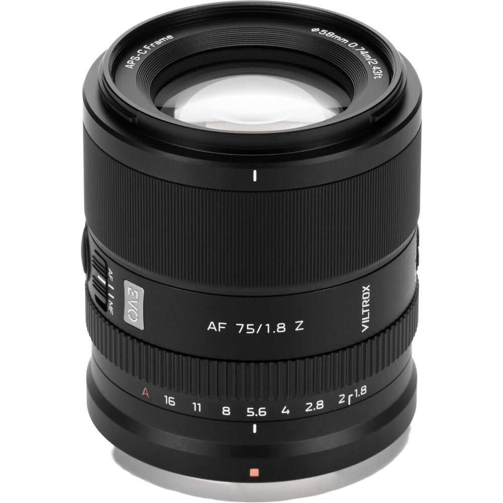 [111AF-75-18-Z] Viltrox AF 75mm F1.8 Evo Nikon Z Mount APS-C Lens