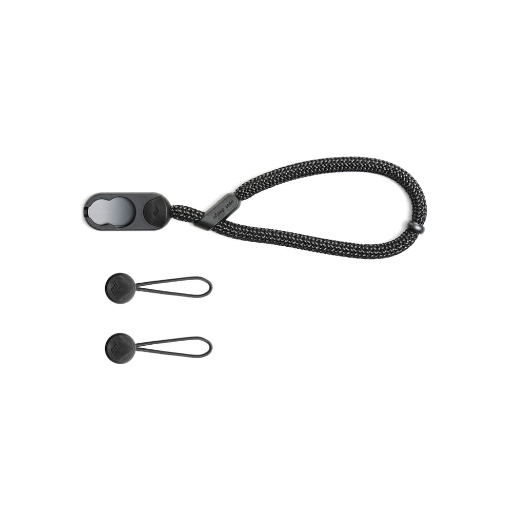 [PEK0412] Peak Design Cuff Rope Otomatik Kilitlenen Dokuma Bilek Askısı - Black