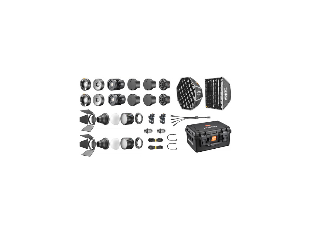 [FDCA31834] Godox Knowled MS60R 2K 60W RGB 2'li LED Işık Kiti