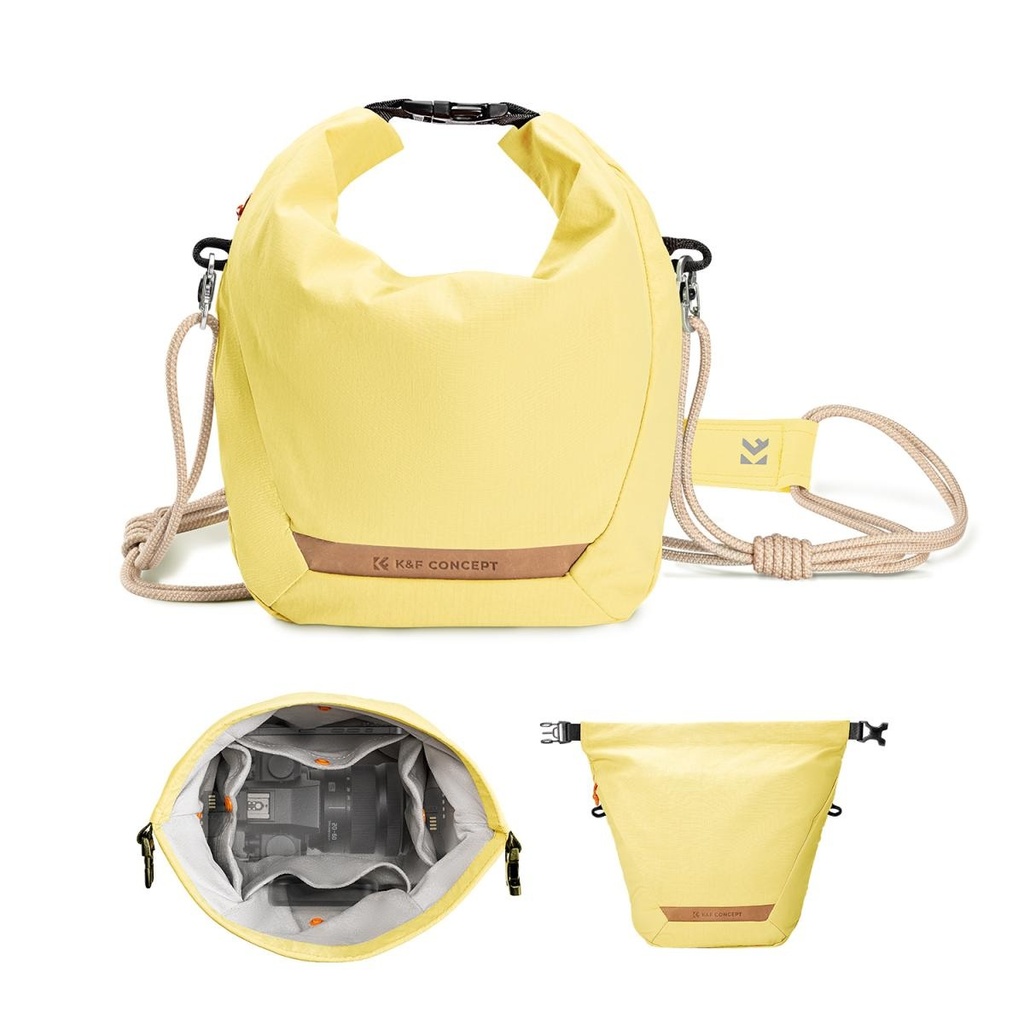 [FDCA61183] K&F Concept 5L Urban Sarı Askılı Çanta (KF13.168V4)