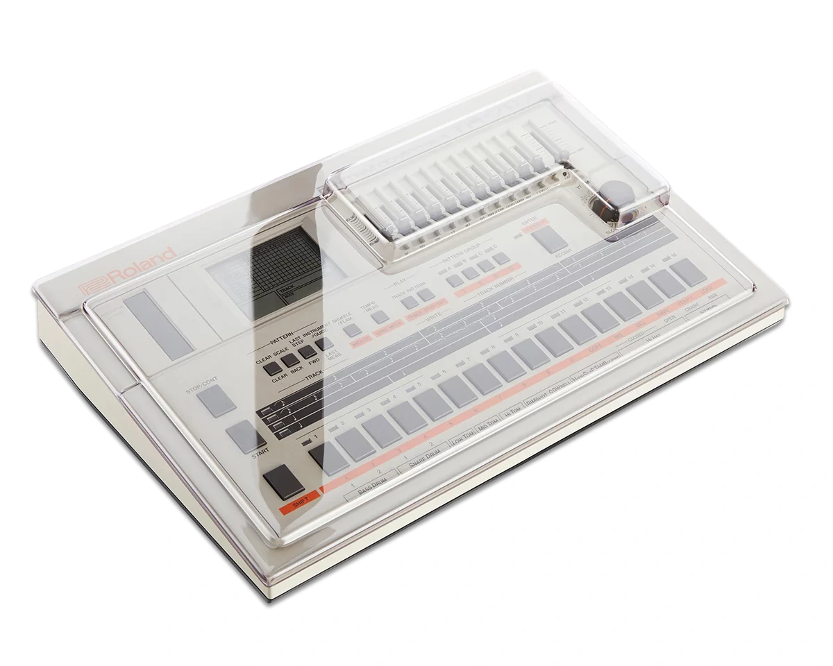 Decksaver Roland TR-707 için Decksaver Koruyucu Kapak