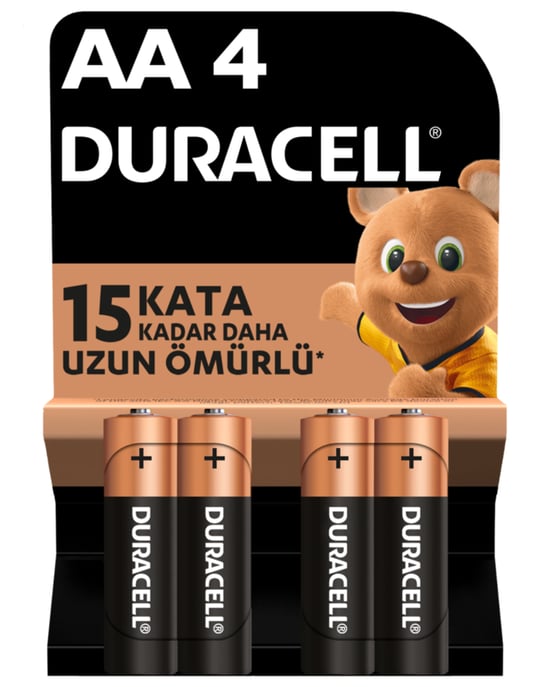 Duracell Basic Kalem Pil 4'lü AA