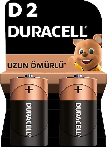 [81545462] Duracell Basic D Boy 2'li