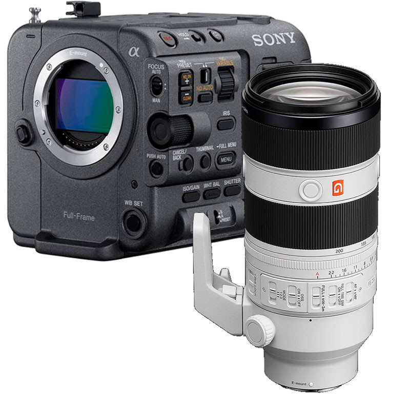[Sony FX6 + SEL70200GM2] Sony FX6 + FE 70-200mm F2.8 GM OSS II Profesyonel Sinema Kit