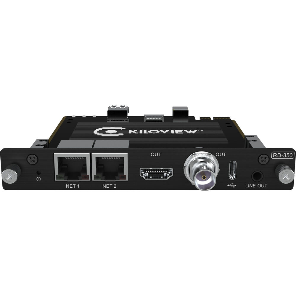 Kiloview RD-350 4K Full NDI&NDI-HX 2.0/SRT/RTSP/HLS to SDI/HDMI Decoder/Multiviewer