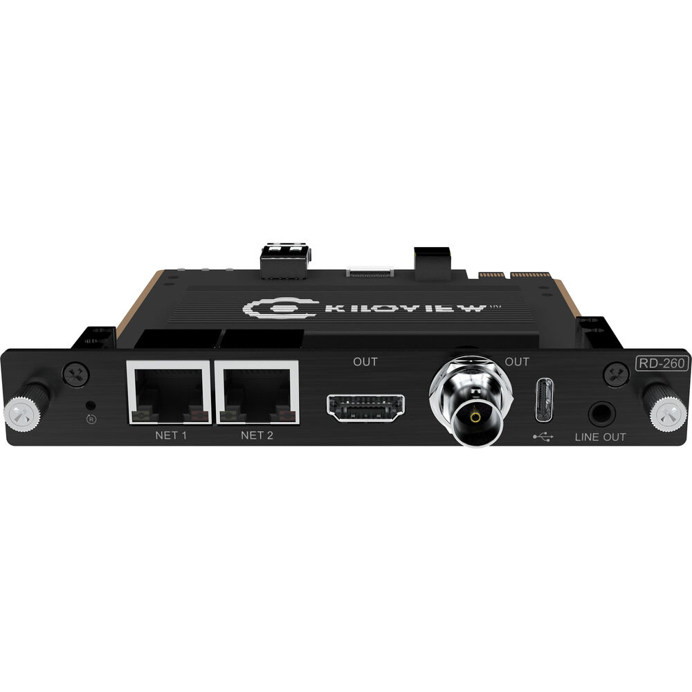 Kiloview RD-260 NDI|HX, SRT, RTSP,RTMP, HLS to SDI and HDMI Decoding Card
