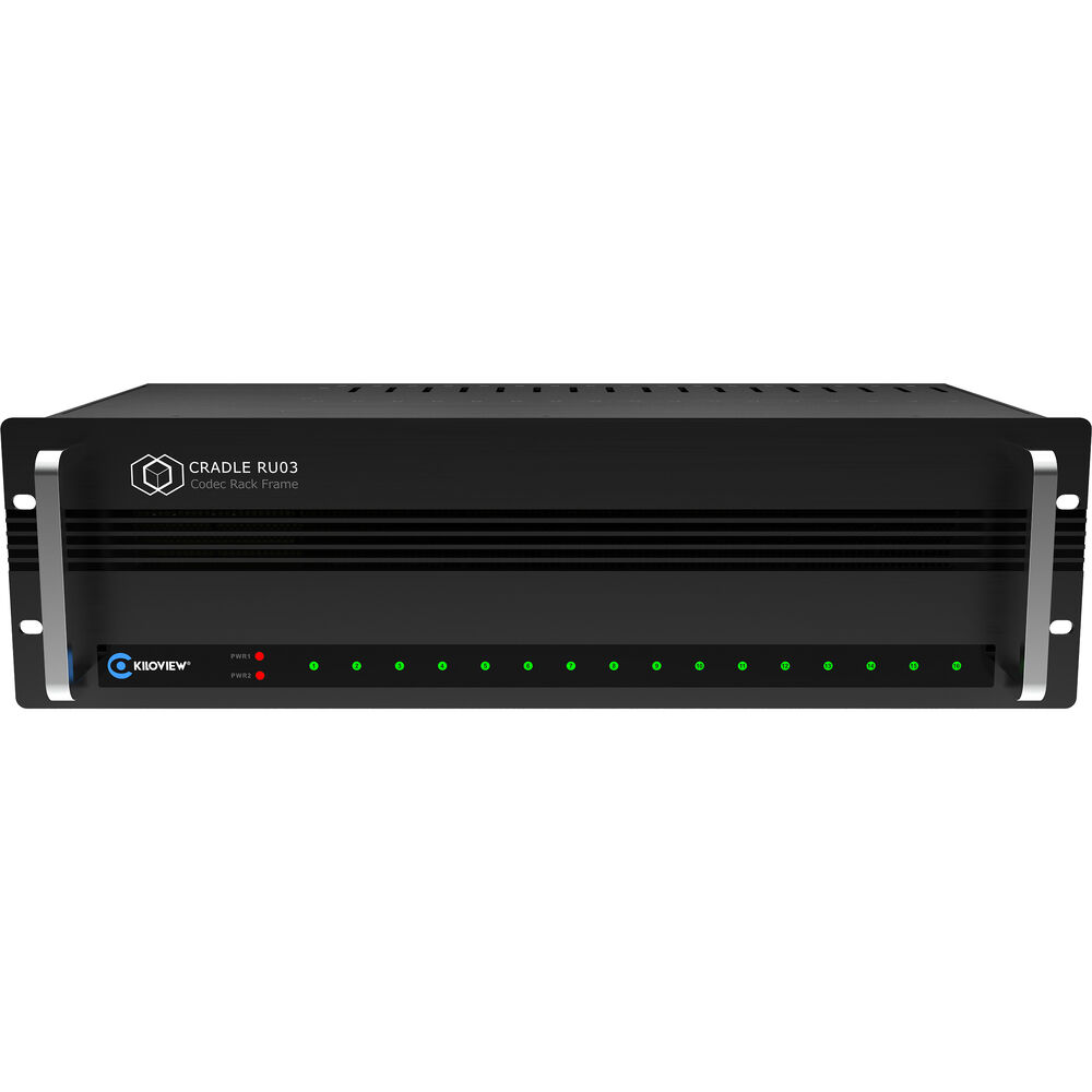 Kiloview RU03 3RU-16CH Redundant Power Rackmount Frame