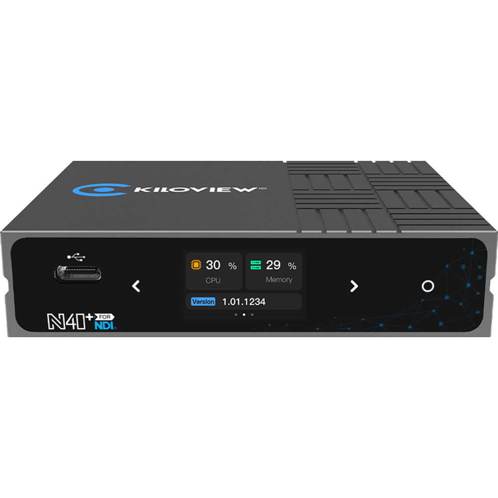 Kiloview N40+ 4K P60 HDMI Encoder/Decoder, Full Bitrate NDI Converter with Tally and PoE