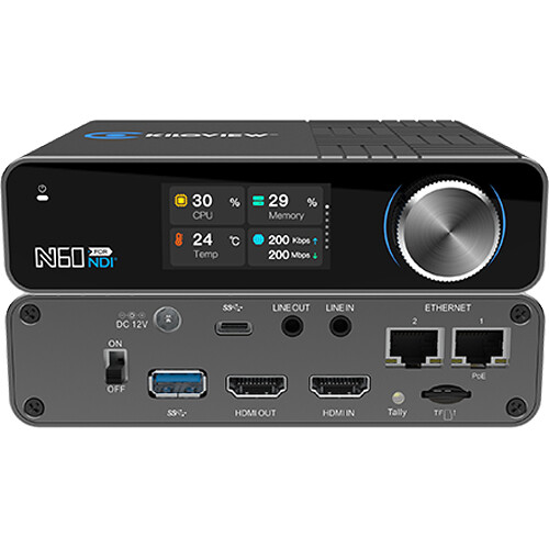 Kiloview N60 4Kp60 HDMI/USB to NDI  Encoder/Decoder