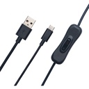 USB-A to USB-C Veri ve Güç Kablosu (Aç/Kapa Anahtarlı)
