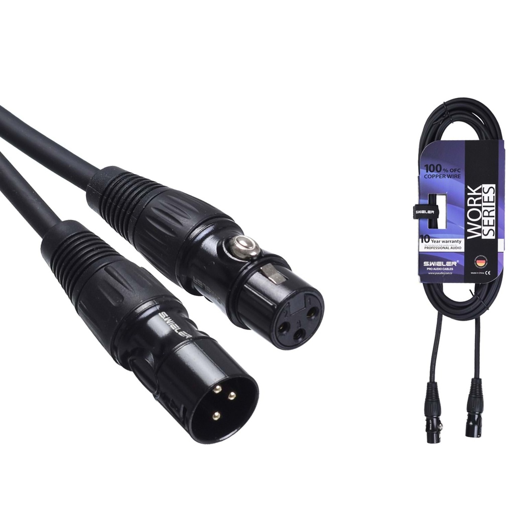 S.WIELER SX-5M XLR Dişi - XLR Erkek Sinyal Kablosu 5 Metre