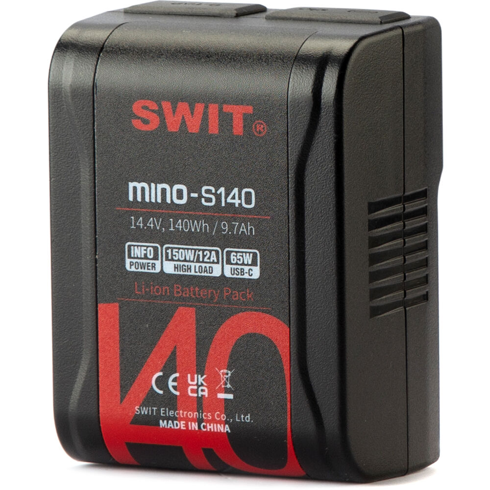 SWIT MINO-S140 140Wh V-Mount Pocket Batarya (D-Tap ve USB Çıkışlı)
