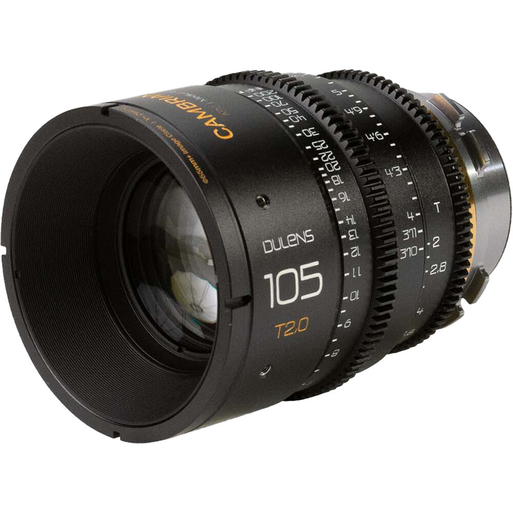Dulens APO Cambrian Prime 105mm T2.2 Lens (ARRI PL, Metrik, Black)