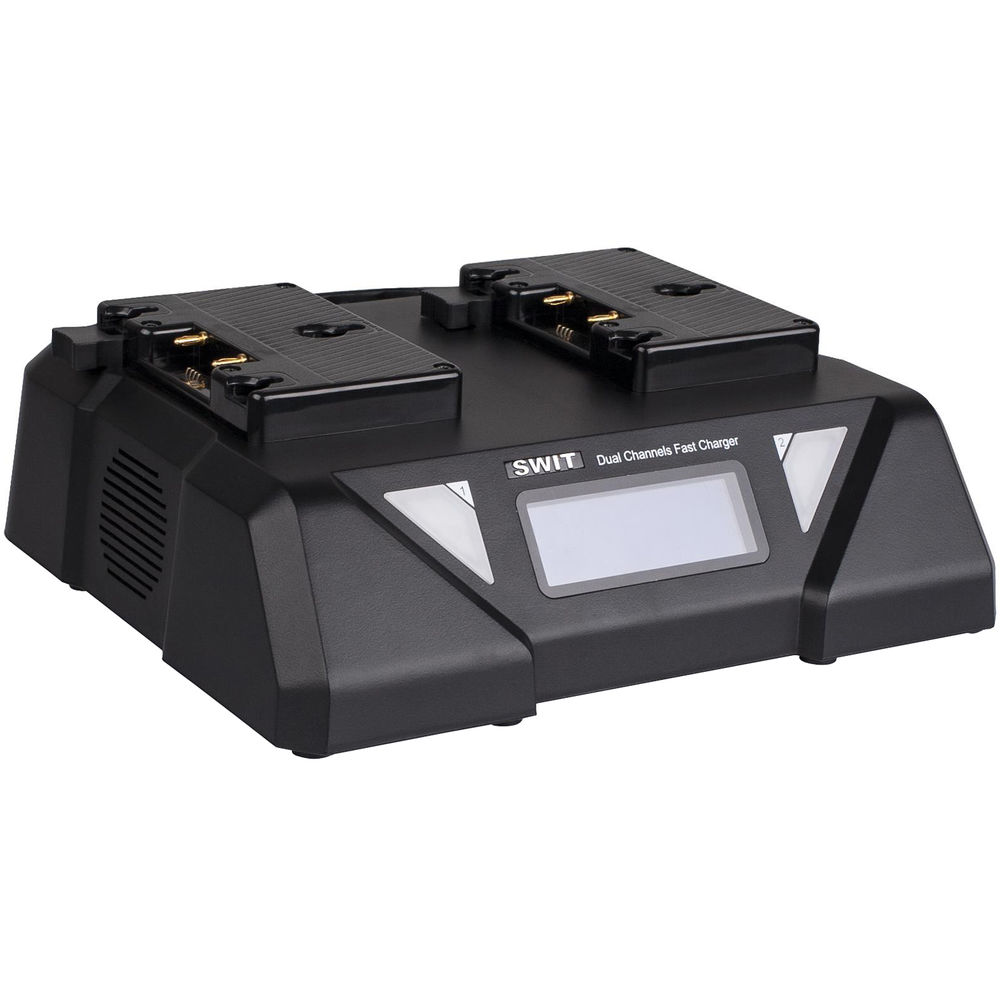 [S-3812S] SWIT S-3812S 2 Kanallı V-Mount Süper Hızlı Şarj Cihazı