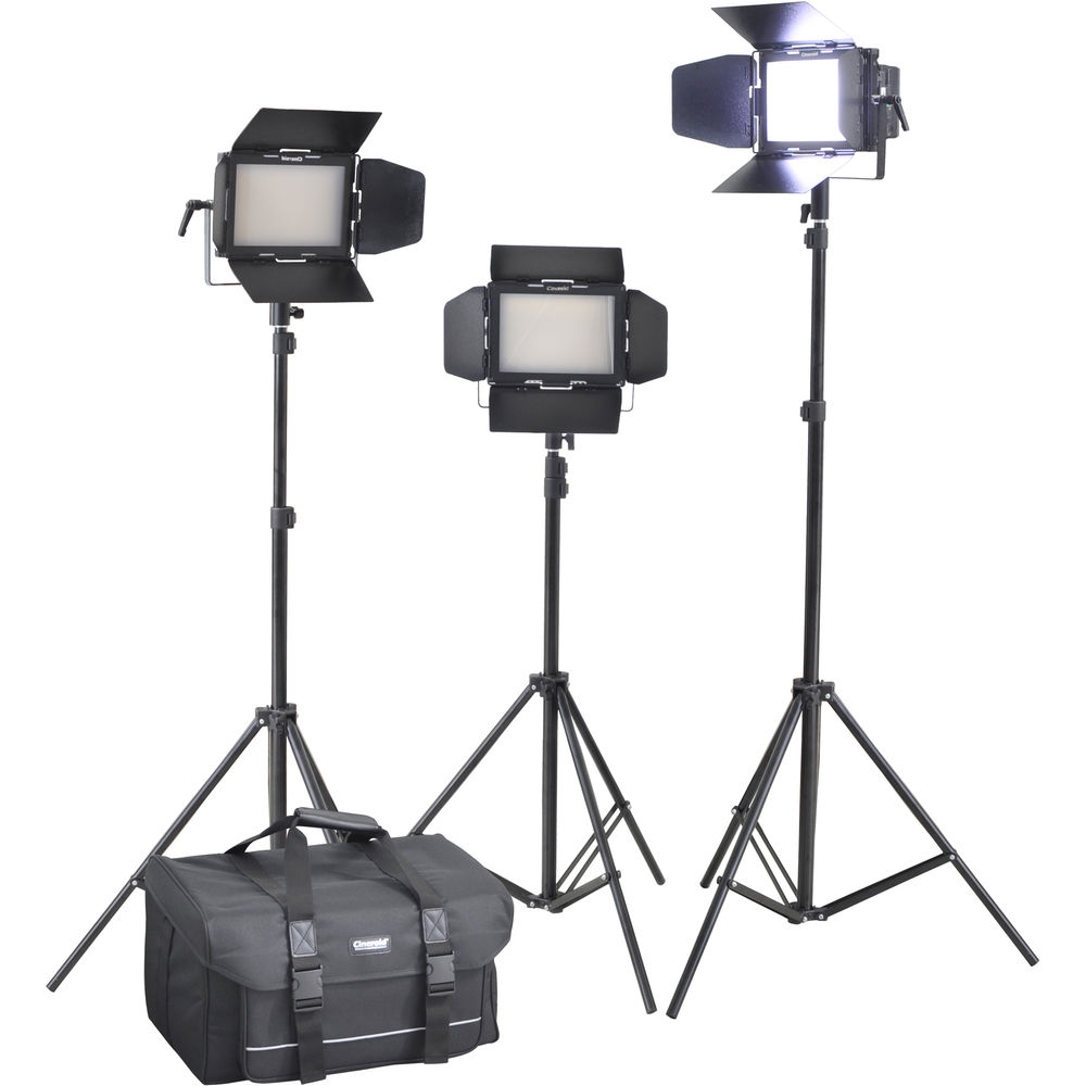 Cineroid LM400-3setV Professional LED 3-Light Kit