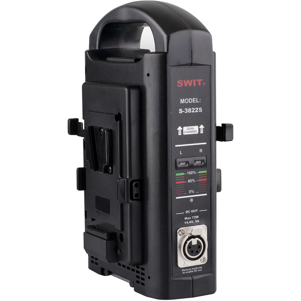 SWIT S-3822S 2 Kanallı V-Mount Hızlı Şarj Cihazı