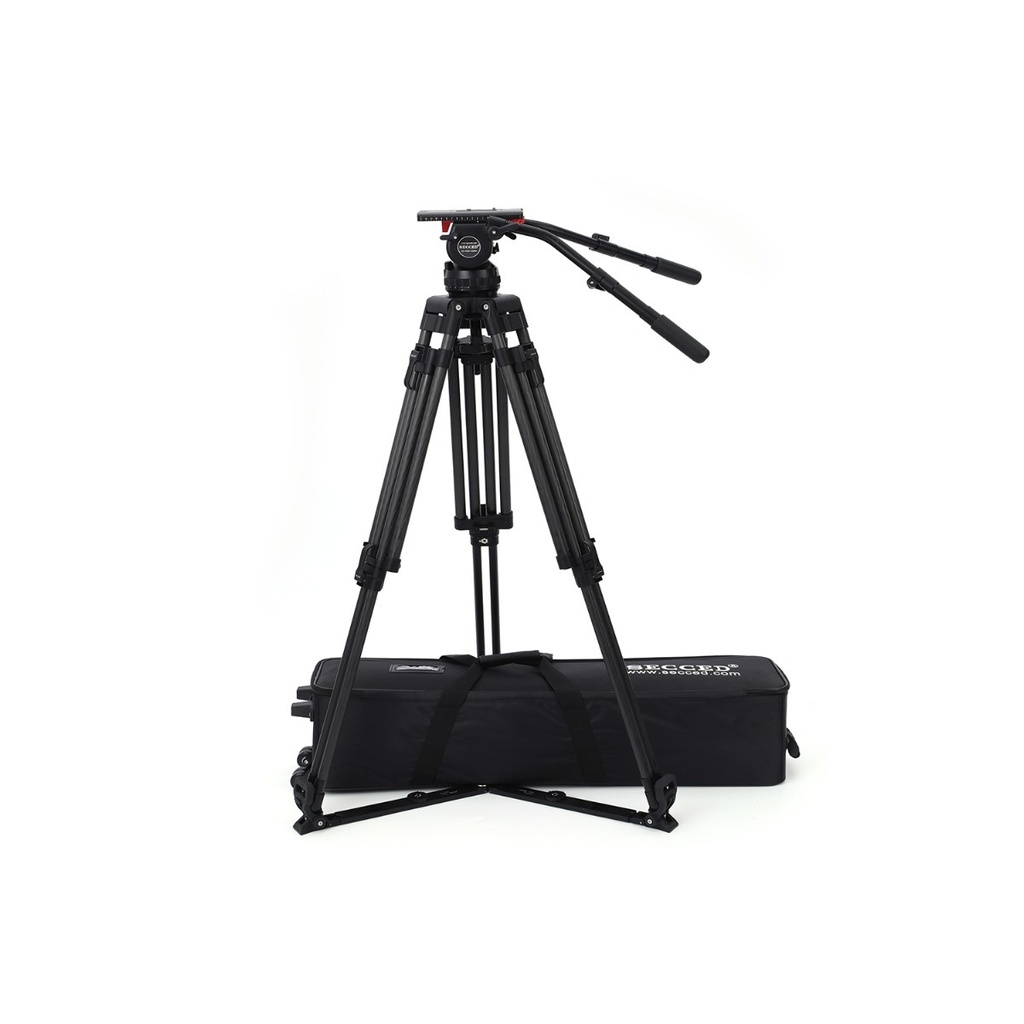 Secced Reach Plus 4 (Carbon Fiber) Profesyonel Tripod  Kit