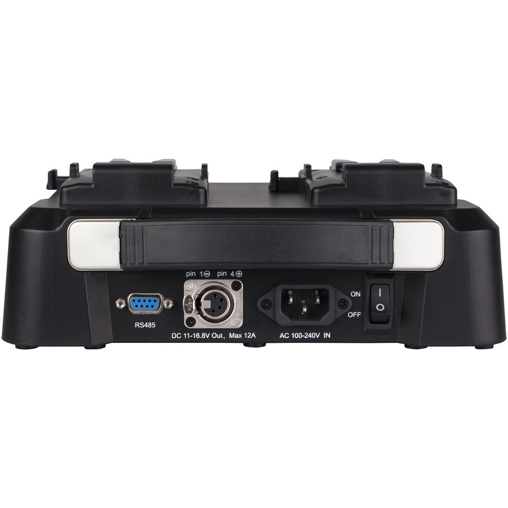 SWIT 2 Kanallı 6A Hızlı Şarj Cihazı (Gold Mount, LCD Ekranlı)