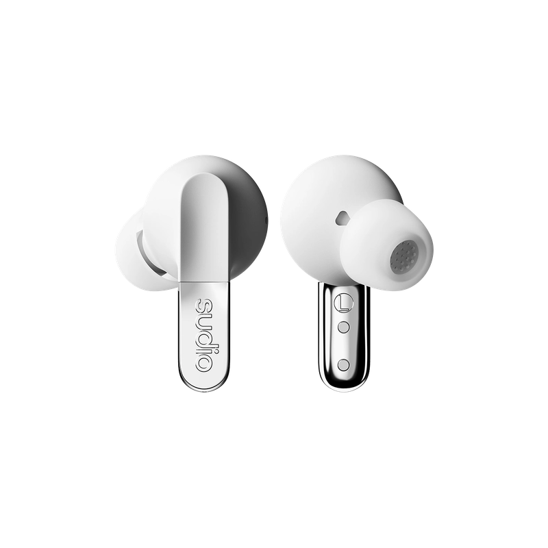 Sudio N3 Pro ANC True Wireless Kulak İçi Kulaklık | Chrome White