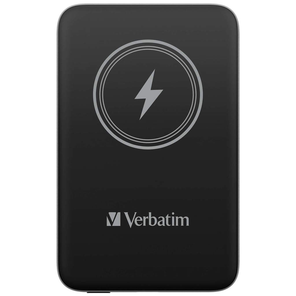 Verbatim 10000 Mah Manyetik Kablosuz (Magsafe) 15W Powerbank 20 W PD Siyah Renk Kablo Dahil-(32245)