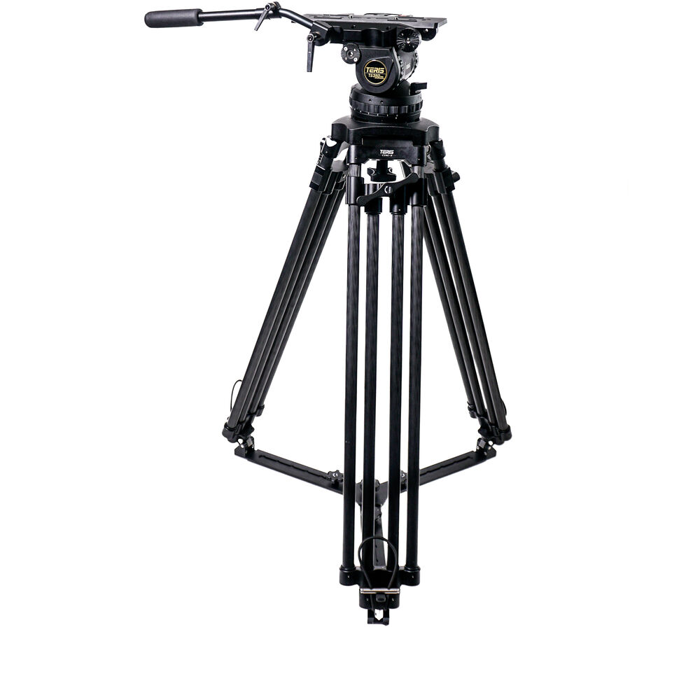 Teris TS350CF-CINE Carbon Fiber Fluid Head & Tripod Kit / 40 Kg