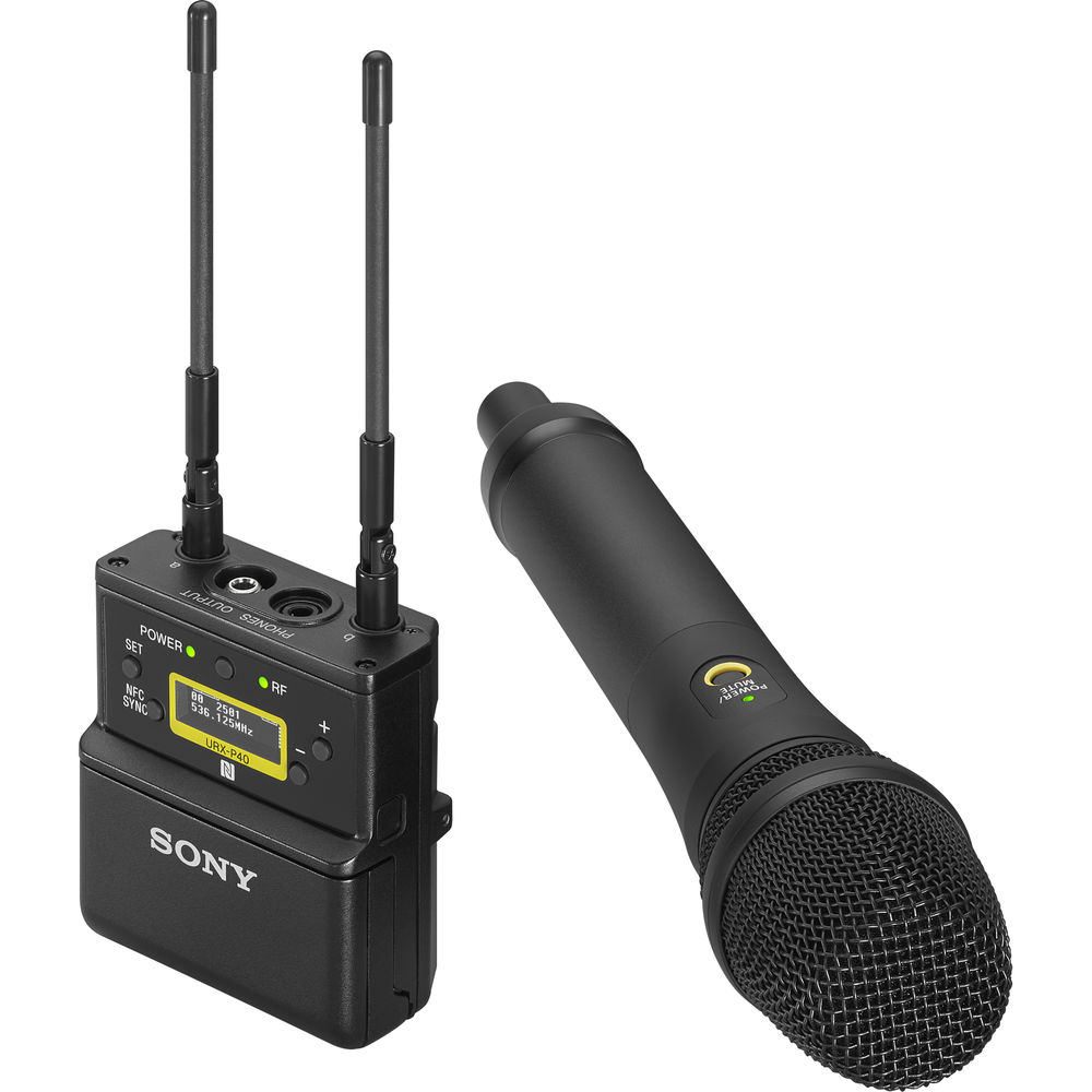 [UWP-D22/14] Sony UWP-D22 Kamera Üstü Kablosuz Kardioid El Mikrofon Sistemi (UC14: 470-542 MHz)