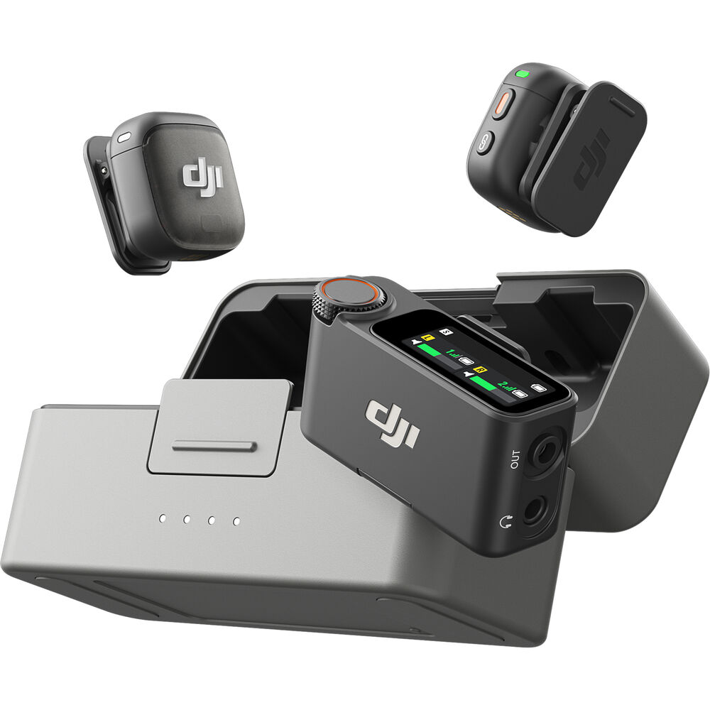 [CP.RN.00000480.04] DJI Mic 3 Kablosuz Mikrofon Seti (2TX + 1RX + Şarj Kutusu)