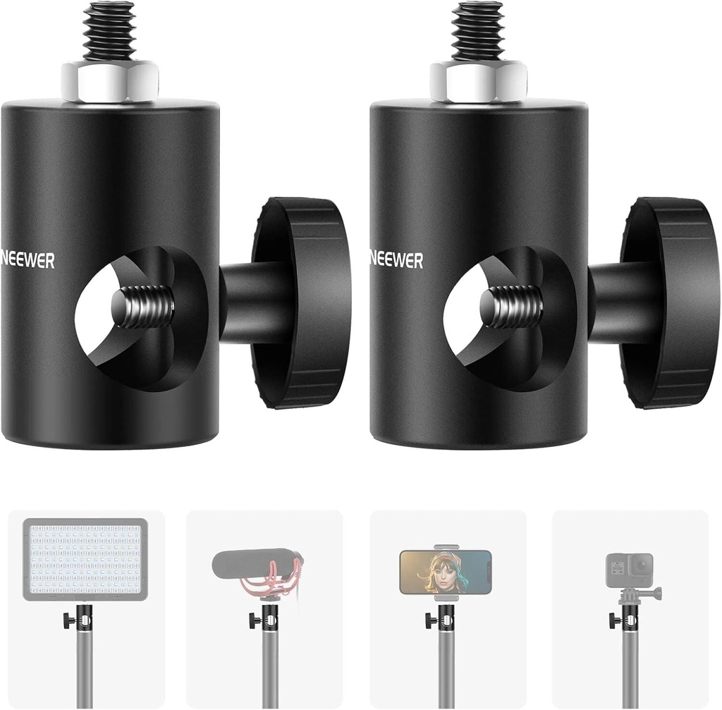 [NWR-ST12] NEEWER ST12 Hızlı Adaptör Dönüştürücü - Işık Standı Uç Adaptörü (2'li Paket)
