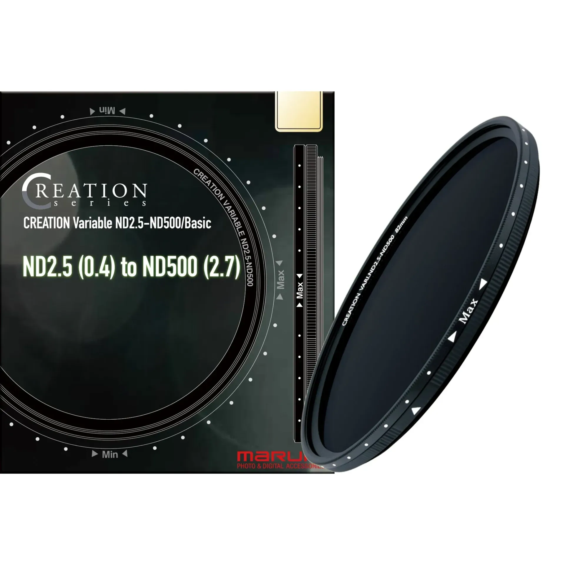 [CRE-VND500B-77] Marumi CREATION Vari.ND2.5-ND500/BASIC 77 mm