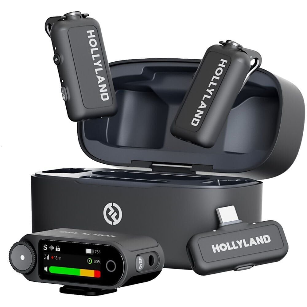 [HL-LARK MAX 2-COMBO-SG] Hollyland LARK MAX 2 Combo 2 Kişilik Kablosuz Mikrofon Sistemi