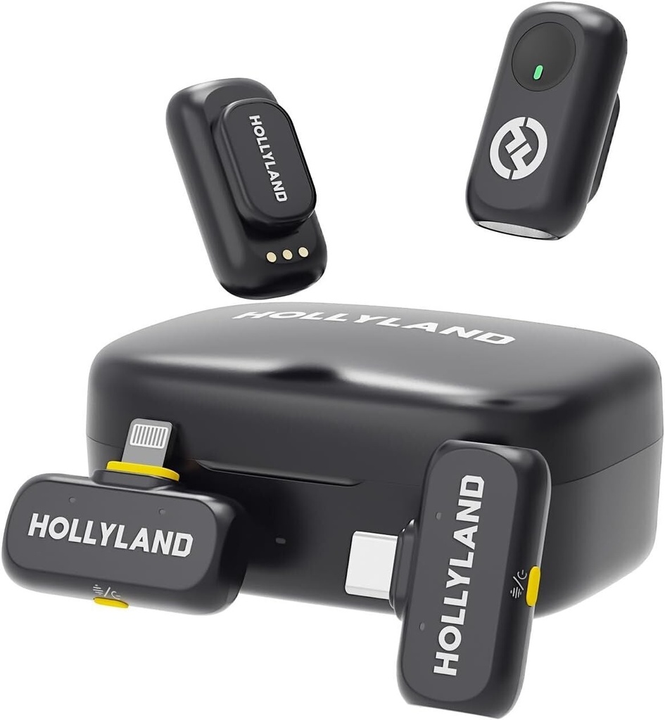 Hollyland LARK A1 Combo 2 Kişilik Kablosuz Mikrofon Sistemi