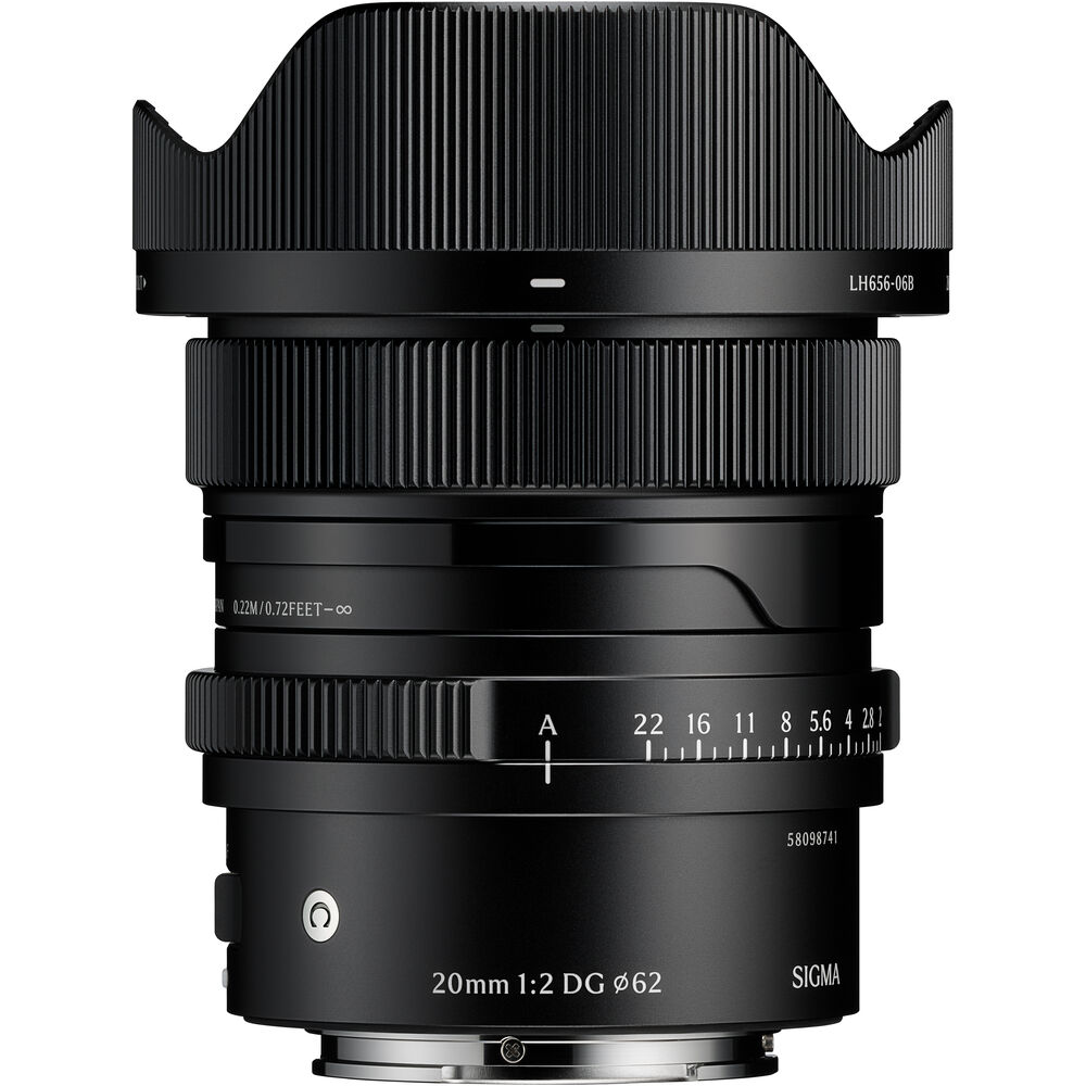 SIGMA 20mm f/2 DG Contemporary Lens Black (L Mount)