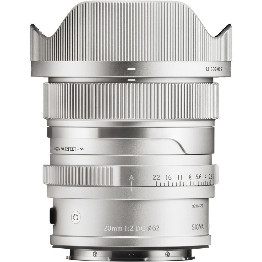 [49S969] SIGMA 20mm f/2 DG Contemporary Lens Silver (L Mount)
