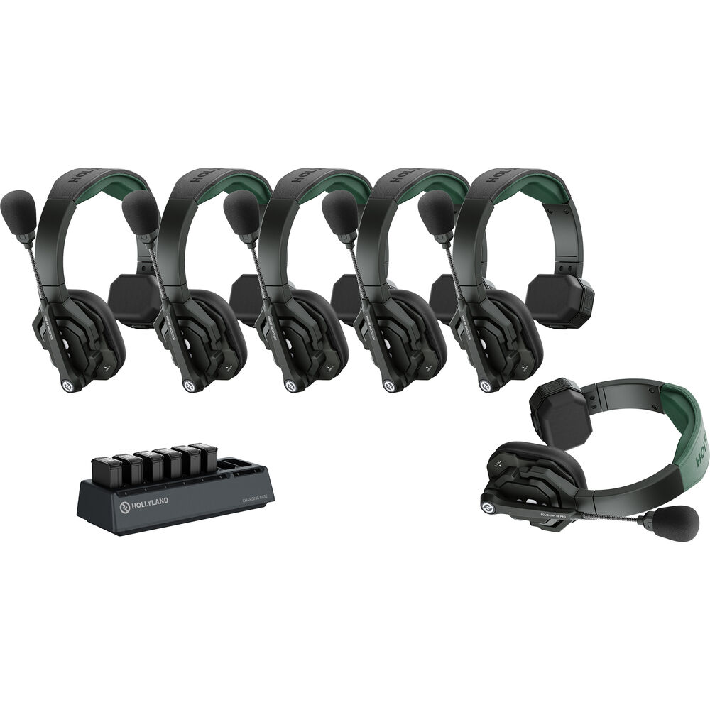 [HL-Solidcom SE-6S] Hollyland Solidcom SE-6S Kablosuz Intercom Sistemi Standart Version (6 Kullanıcı)