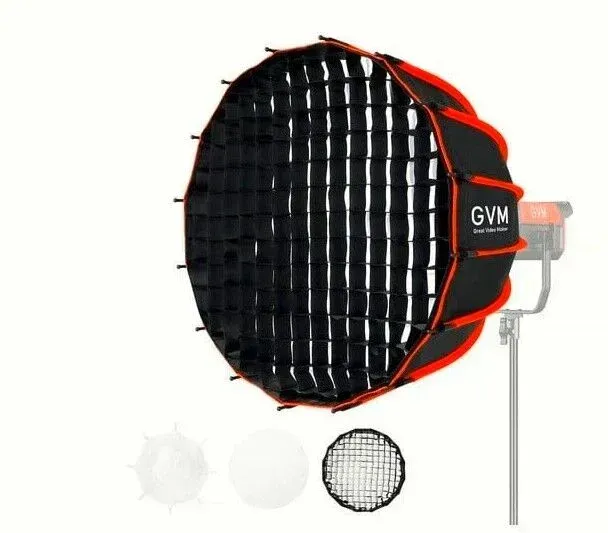 [GVM-YG90SP] GVM 90cm Kolay Kurulum Gridli Parabolik Softbox