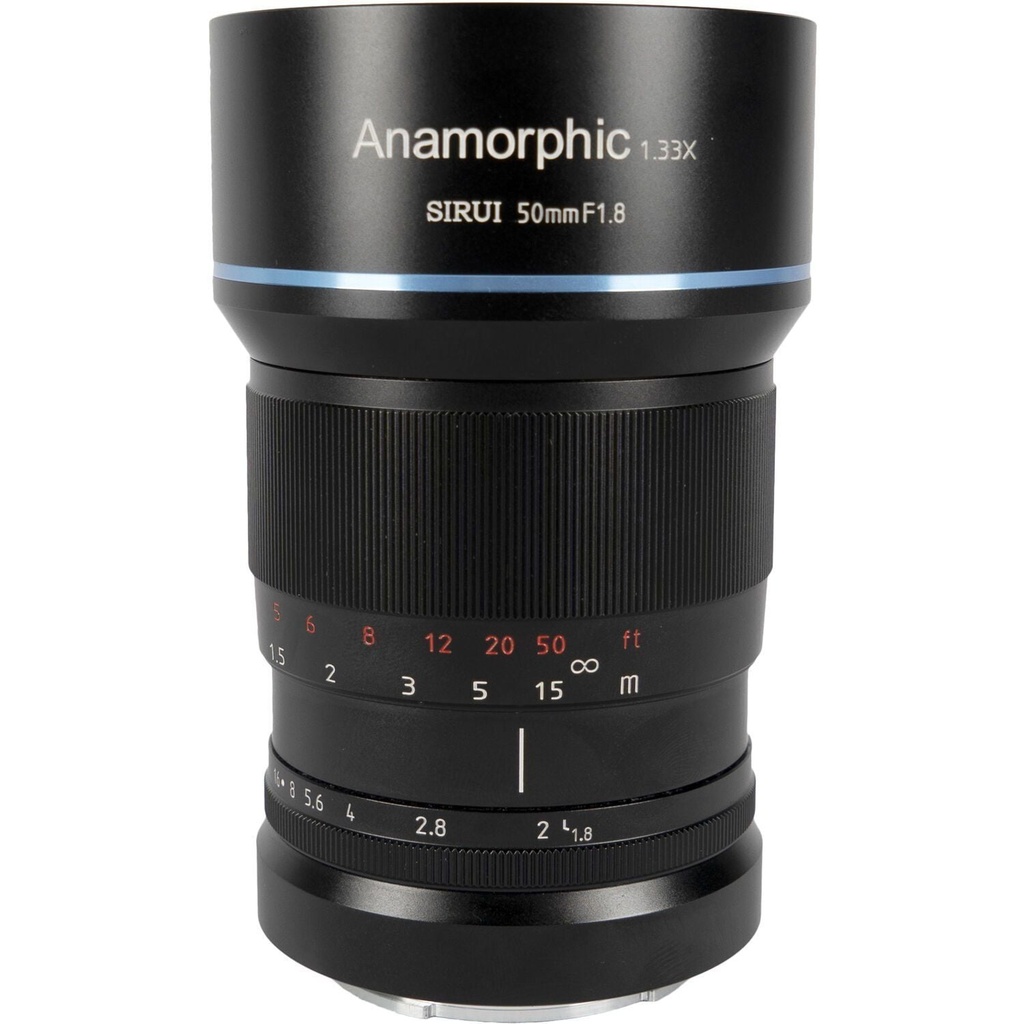 [SR-MEK7M] Sirui 50mm F1.8 1.33x APS-C Anamorphic Lens (MFT Mount) – Profesyonel Sinema Lens
