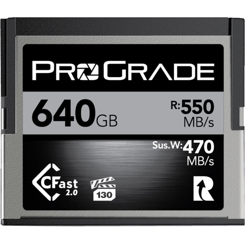 [PGCFA640GCRNA] ProGrade Digital 640GB CFast 2.0 Hafıza Kartı