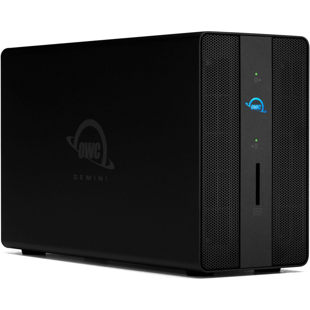 [OWCTB3GM000H40] OWC Gemini 40TB 2-Bay Thunderbolt 3 Raid Array