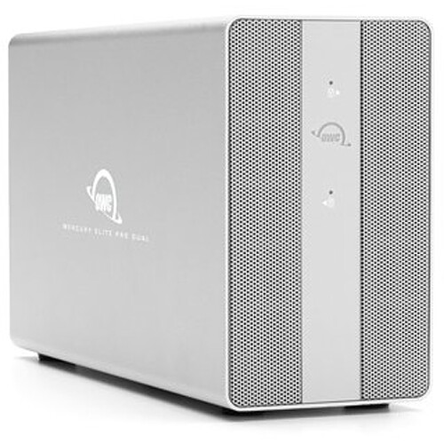 [OWCMEDCH7T16] OWC Mercury Elite Pro Dual 16TB 2-Bay USB 3.2 Gen 2 RAID Array with 3-Port Hub