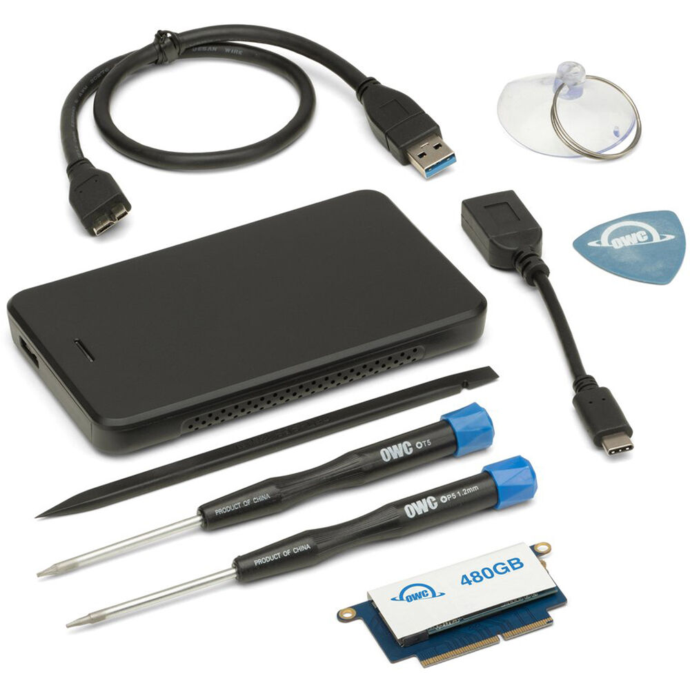 [OWCS3DAP4NT05K1] OWC 480GB Aura Pro NT NVMe SSD Upgrade Solution for Select 13" MacBook Pro