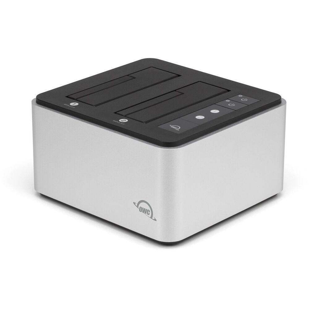 [OWCTCDRVDCKSN] OWC Drive Dock U.2 USB 3.2 (10Gb/s) Dual-Bay Drive Docking Solution for 2.5-inch and 3.5-inch NVMe U.2 and SATA Drives