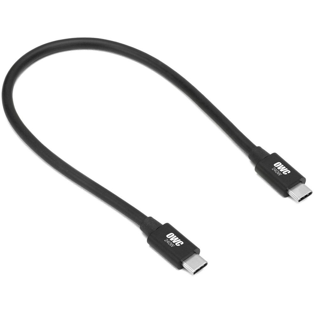 [OWCCBLTB5C0.3M] OWC 0.3 Meter Thunderbolt 5 up to 80/120Gb/s Retail Cable 240W